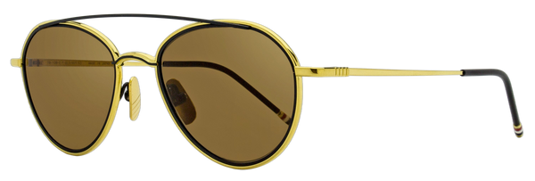 Thom Browne TB109 Titanium sunglasses in gold