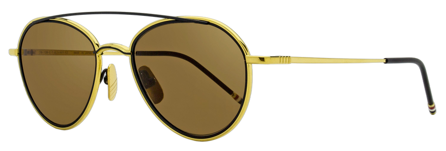 Thom Browne TB109 Titanium sunglasses in gold
