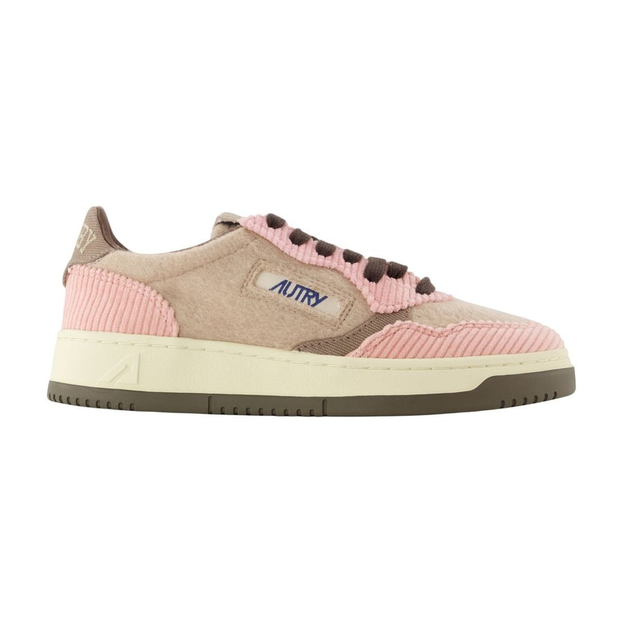 Medalist Low Sneakers - Autry Synthetic Pink Shoes /