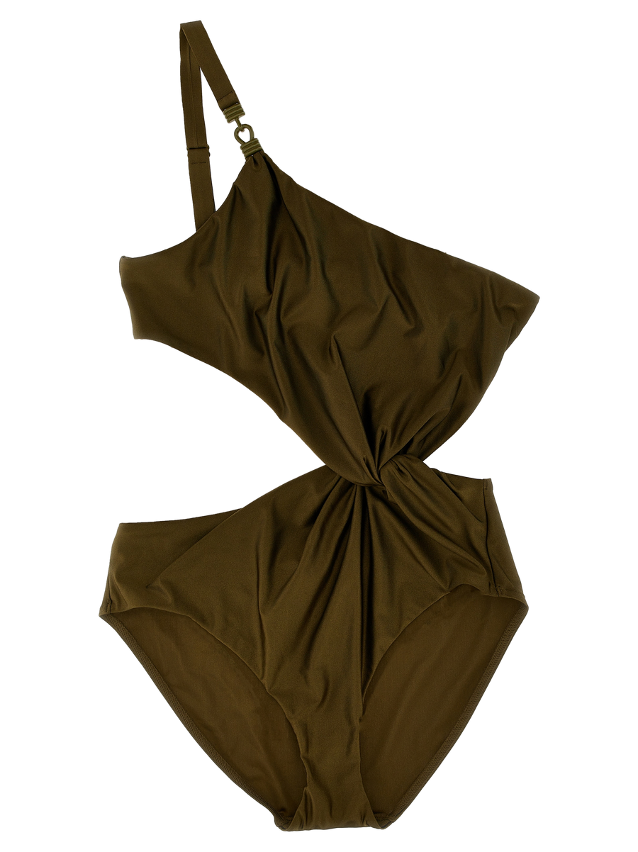 Zimmermann 80% polyamide one-piece swimsuit in green