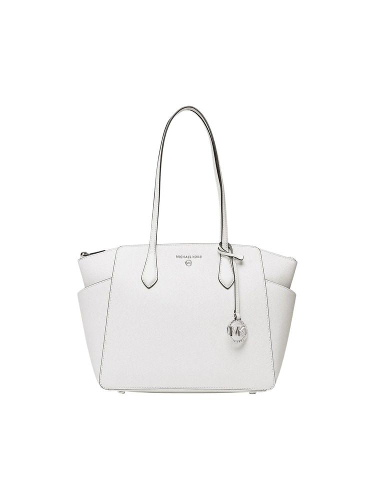 Michael Kors Tote Bag Optic White Leather / Tote-bags
