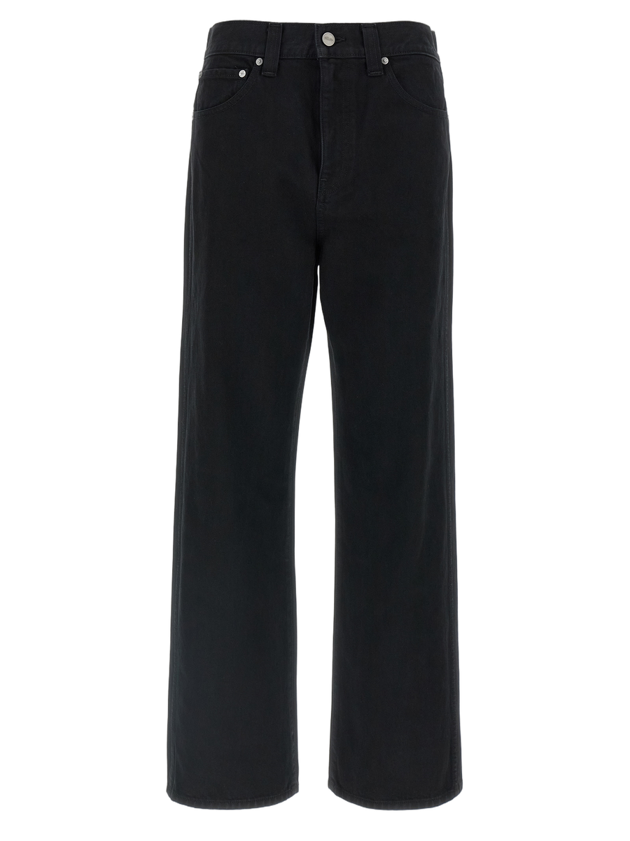 Khaite 100% Cotton jeans in black