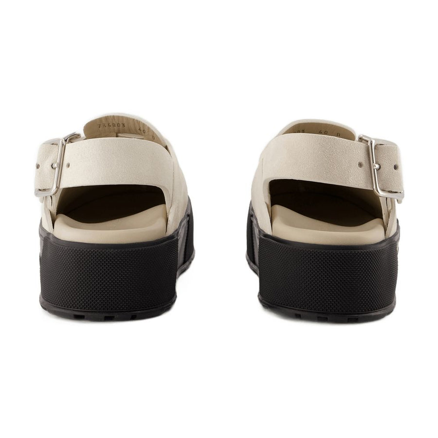 Alexander McQueen Leather flat in multicolor