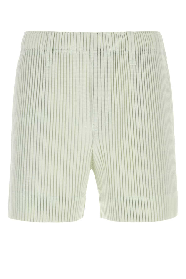 Homme Plisse' Issey Miyake Pleats 100% Polyester bermuda shorts in green