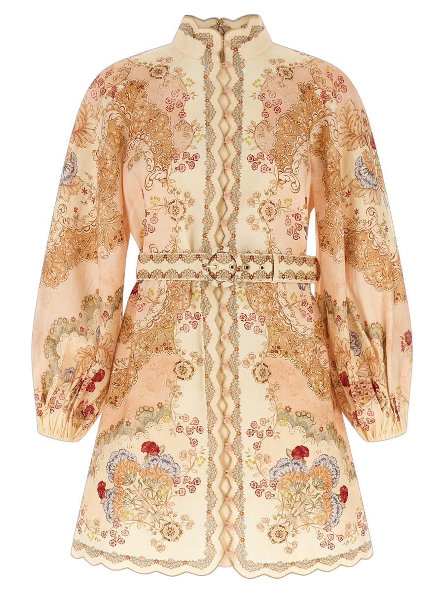 Zimmermann 100% linen dress in beige