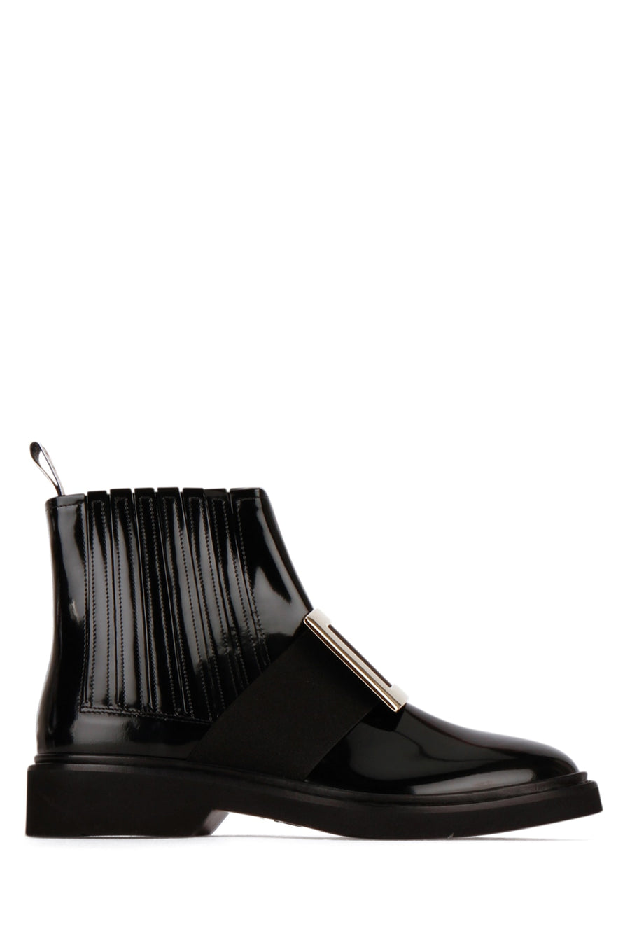 Roger Vivier Rangers 100% Calfskin boot in black