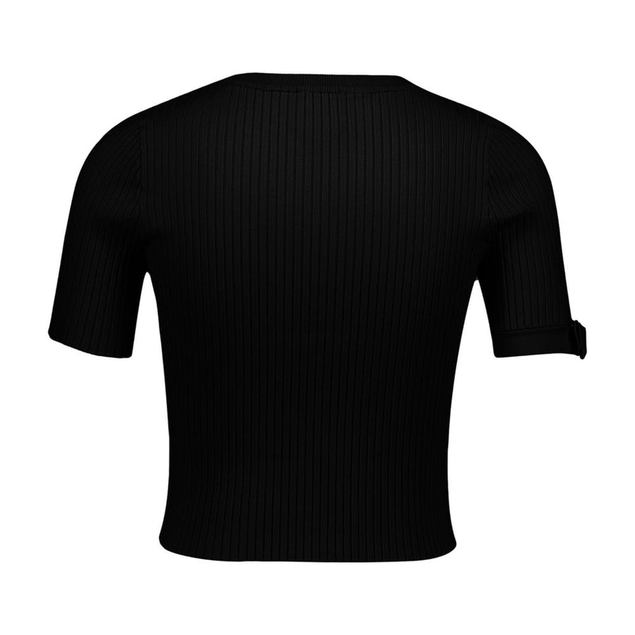Courreges Viscose t-shirt in black