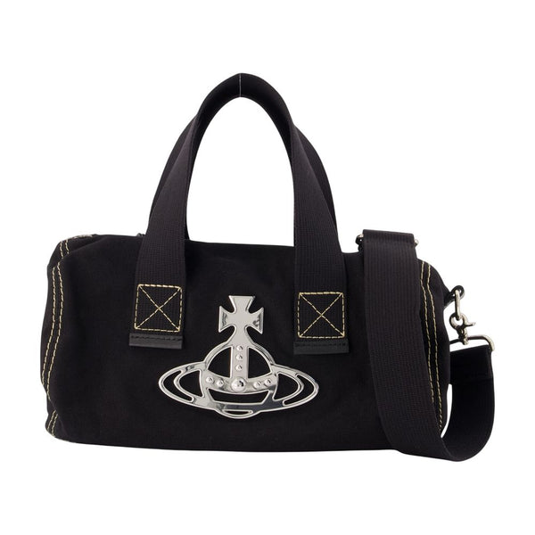Paul Cylinder Crossbody - Vivienne Westwood Canvas Black Bags / Crossbodies