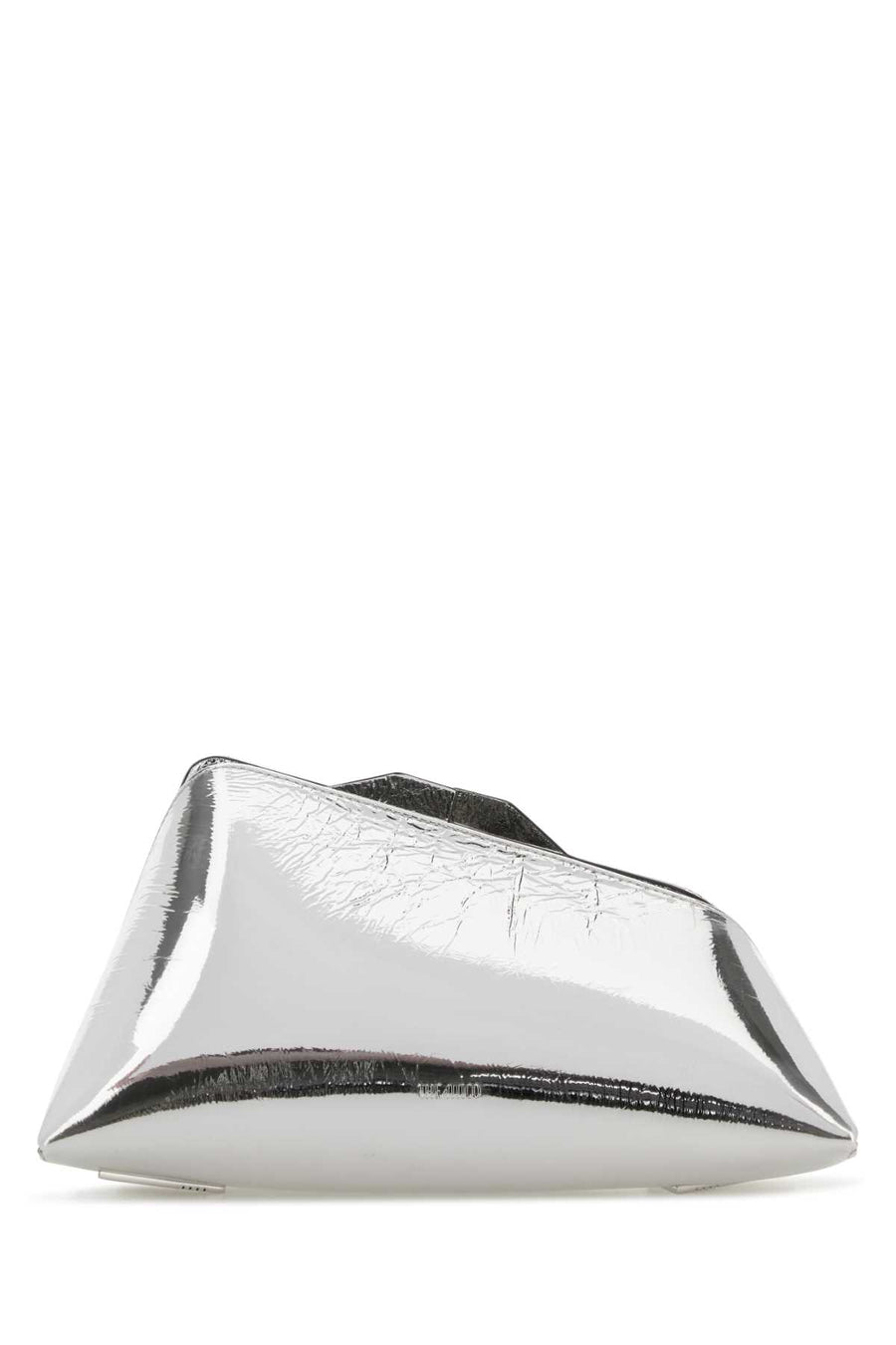 The Attico Exterior: 100% Calf leather; Lining: 100% Fabric; Finishing: Silver metal clutch in silver