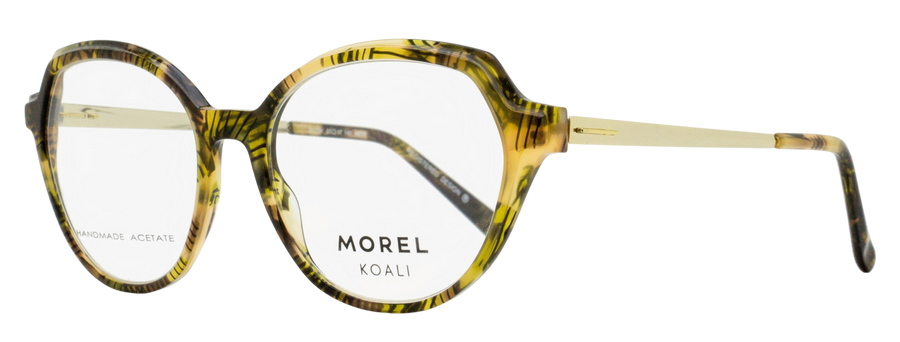 Morel Koali Malba 2 Eyeglasses 20173k Md10 Brown-Gold 53mm Brown/gold Plastic (acetate)/metal