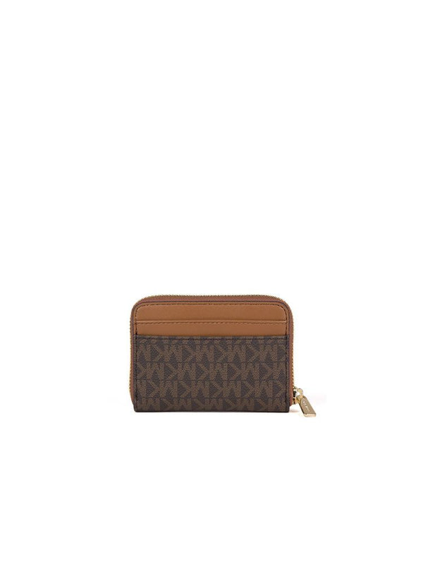 Michael Kors 89.4% Coated Canvas card case in brown