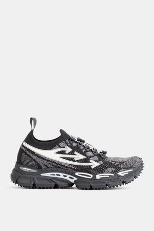 Off-White Knit mesh upper sneaker in black