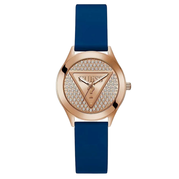 Guess Stainless steel case watch in brown