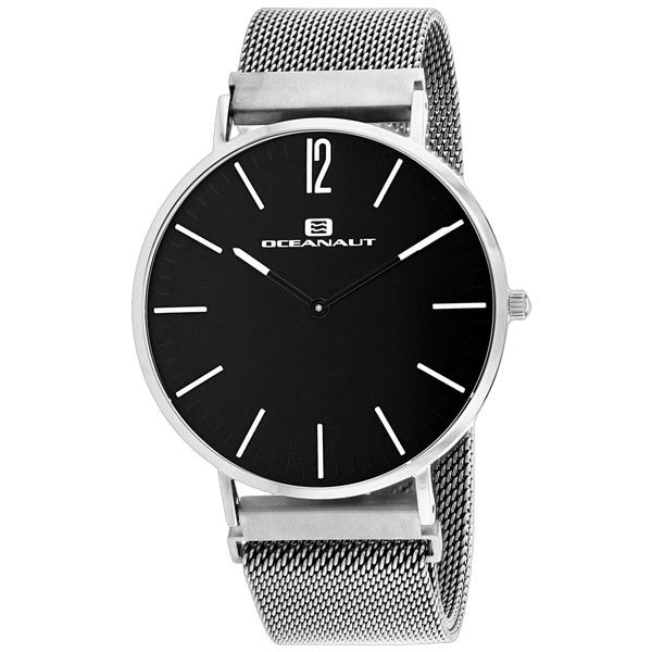Oceanaut Stainless steel case watch in black