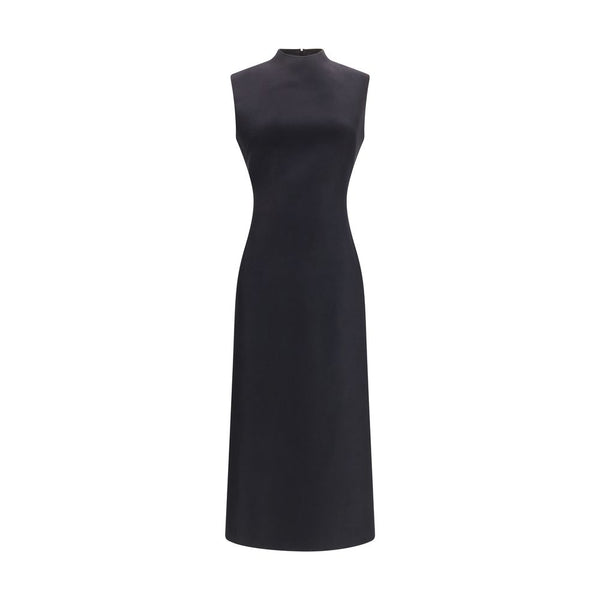 Maison Margiela 100% Fleece Wool Ovis Aries dress in black