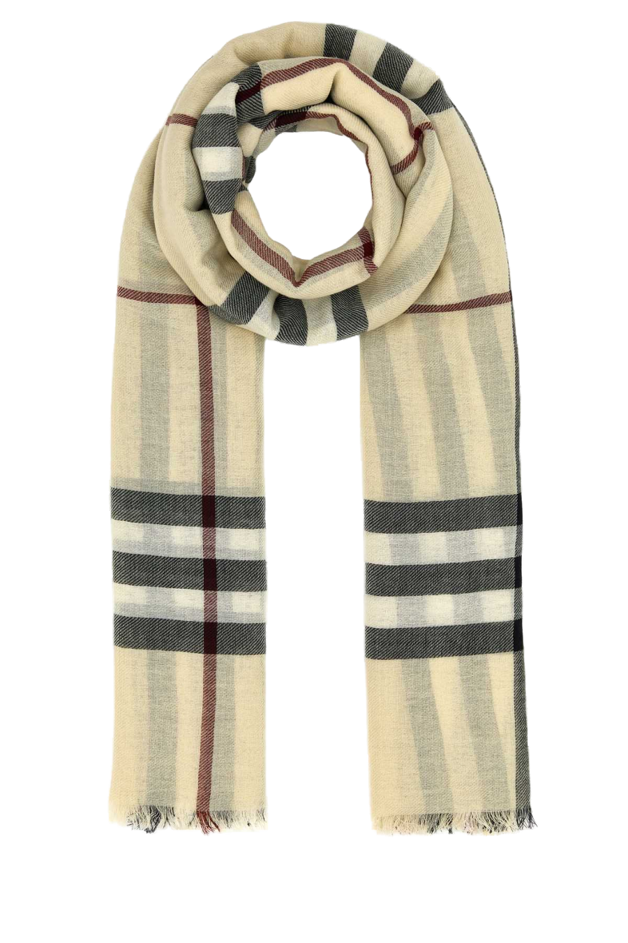Embroidered Wool Scarf Stone Exterior: Sciarpe E Foulard
