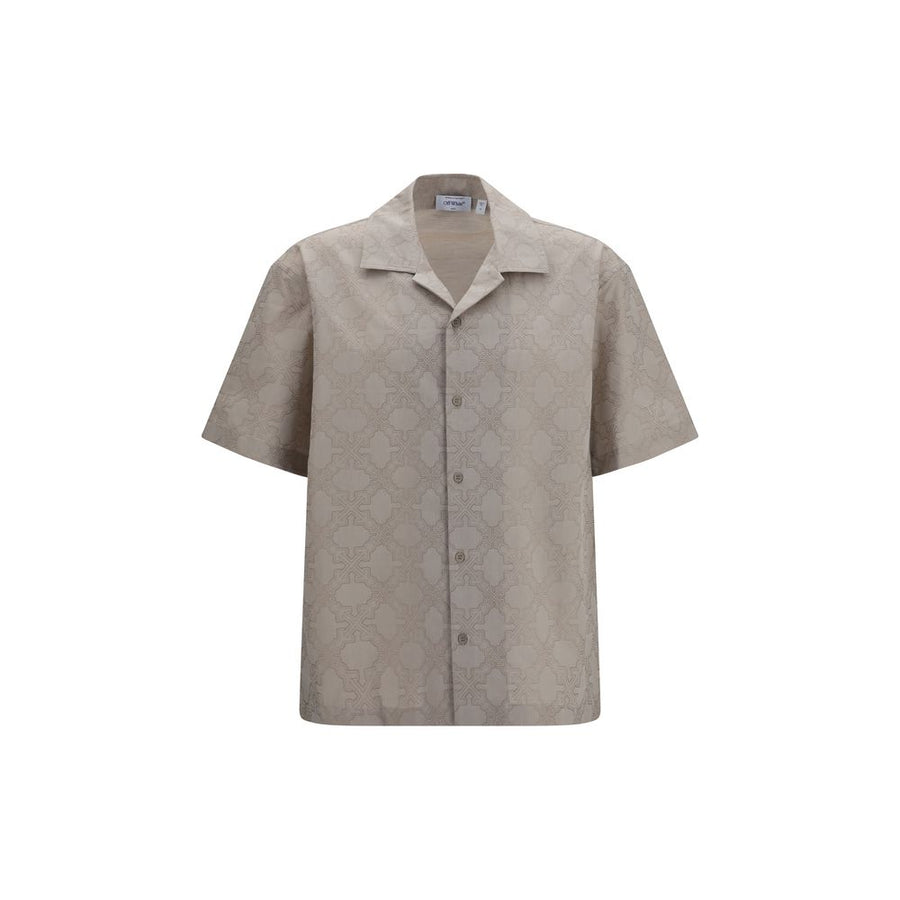 Off-White 100% Cotton shirt in beige