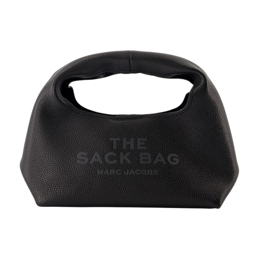 The Mini Sack Purse - Marc Jacobs Leather Black Cowhide Accessories / Vanity-case