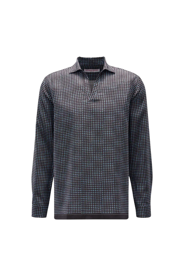Orlebar Brown 100% Lyocell shirt in blue