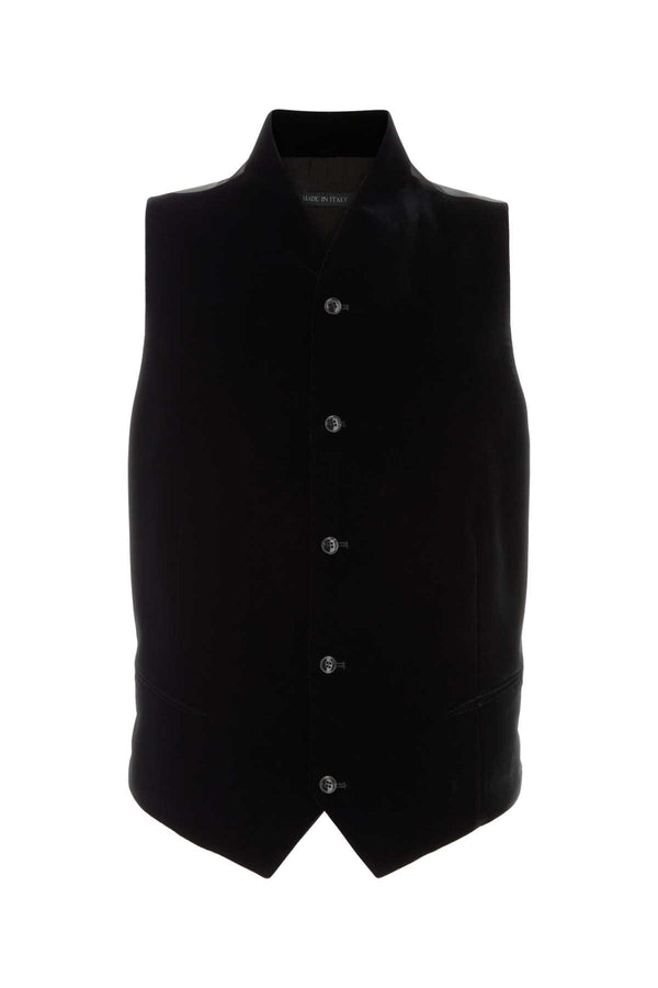 Black Velvet Vest Blackbeauty Cappotti