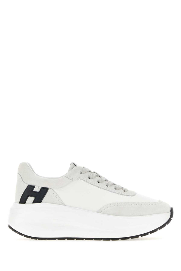 Two-Tone Leather And Suede Maxi I Active Sneakers B001b999 Scarpe Stringate