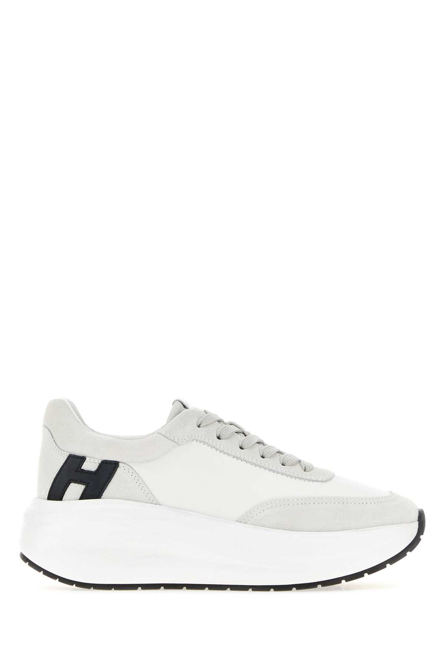 Two-Tone Leather And Suede Maxi I Active Sneakers B001b999 Scarpe Stringate