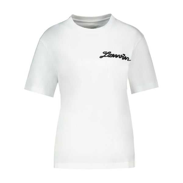 Small Logo T-Shirt - Lanvin Cotton White Ready-to-wear / T-shirts