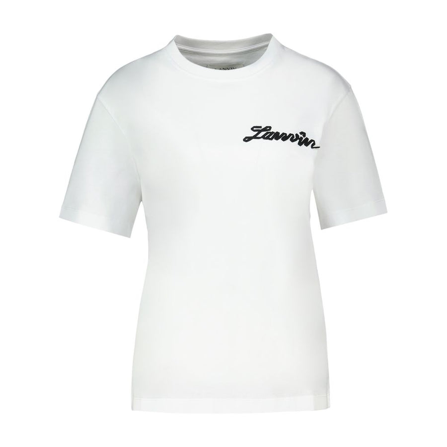 Small Logo T-Shirt - Lanvin Cotton White Ready-to-wear / T-shirts