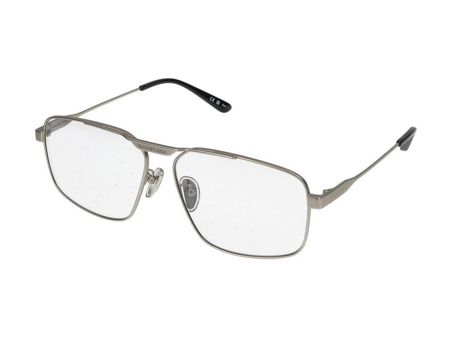 Balenciaga BB0418SK Metal eyeglasses in silver