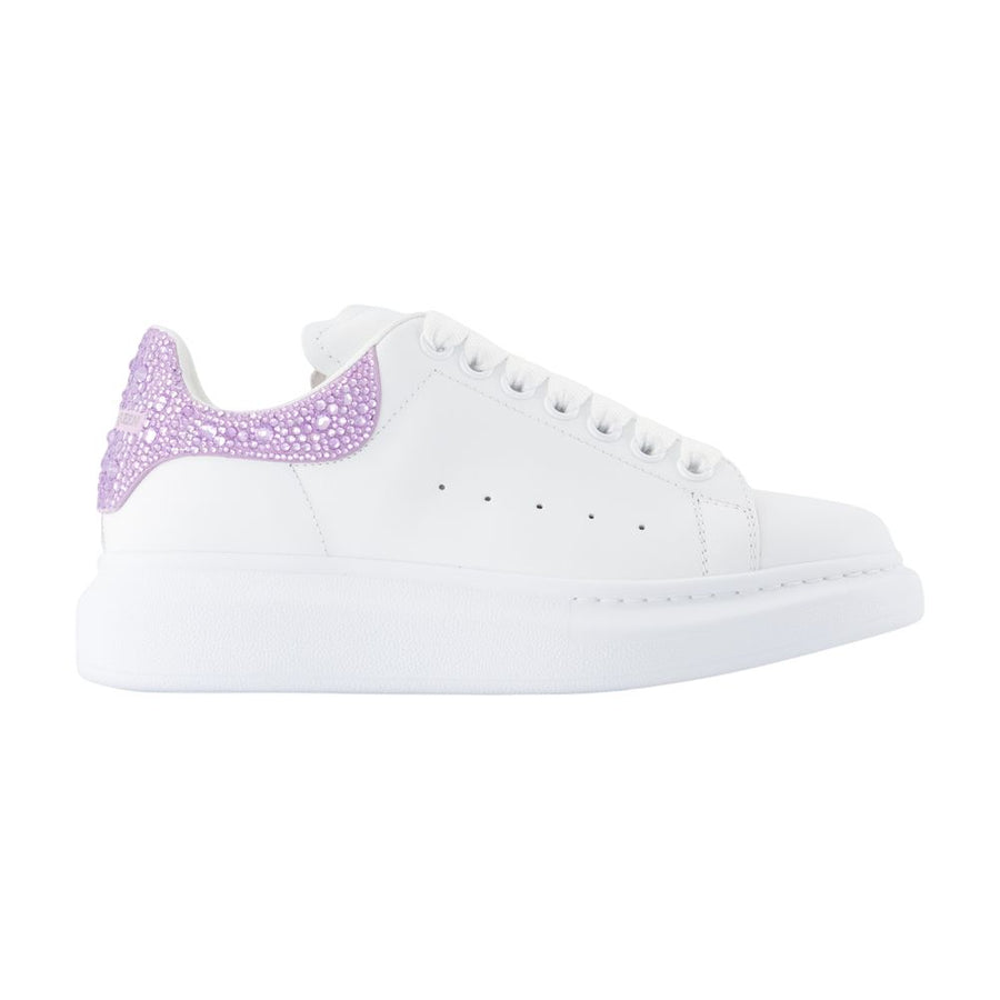 Alexander McQueen Calfskin sneaker in white