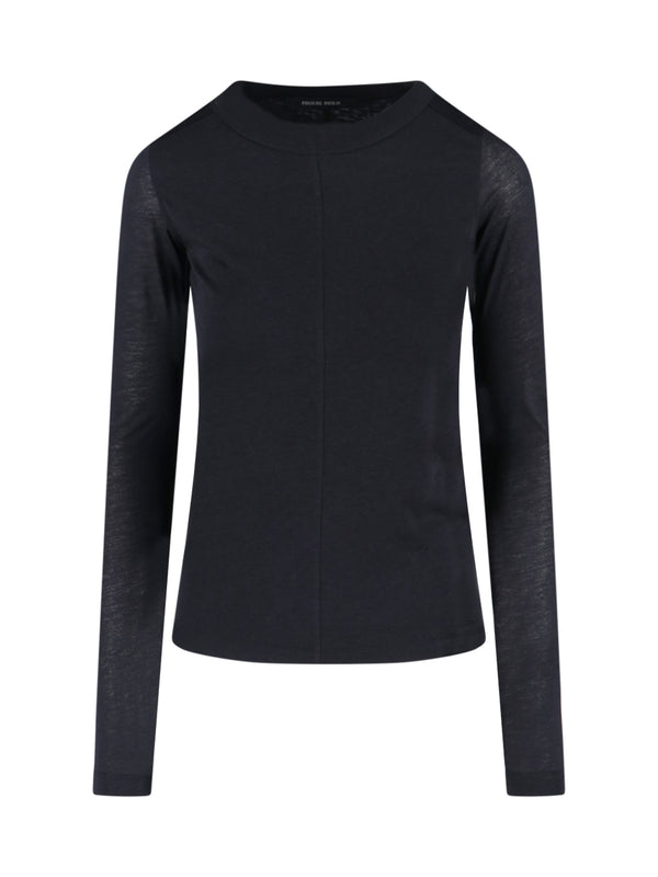 Phoebe Philo 100% Cotton t-shirt in black