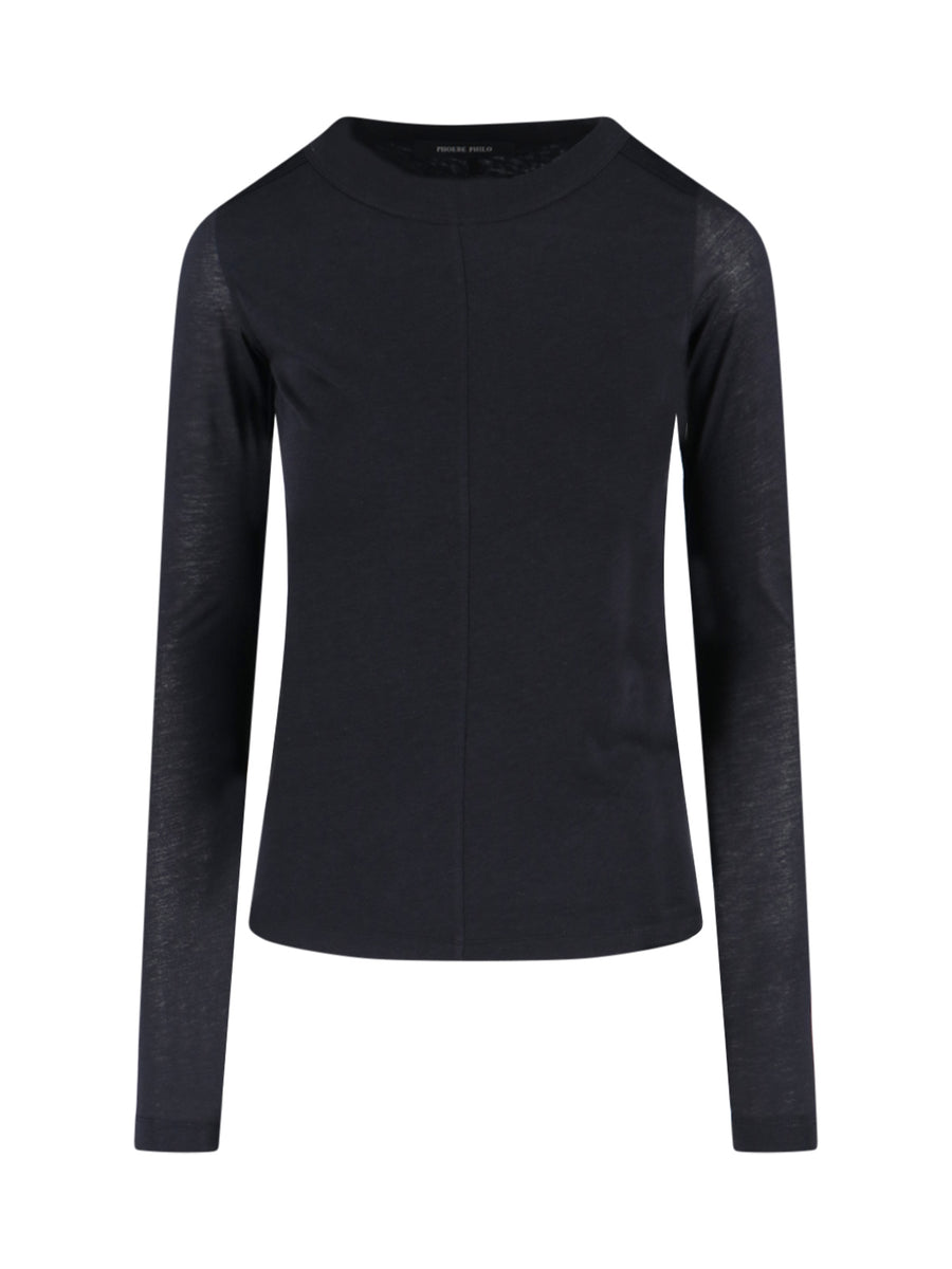 Phoebe Philo 100% Cotton t-shirt in black