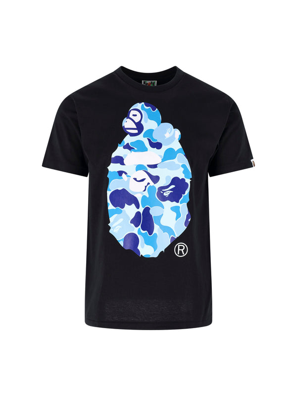 Bape 100% cotton t-shirt in black