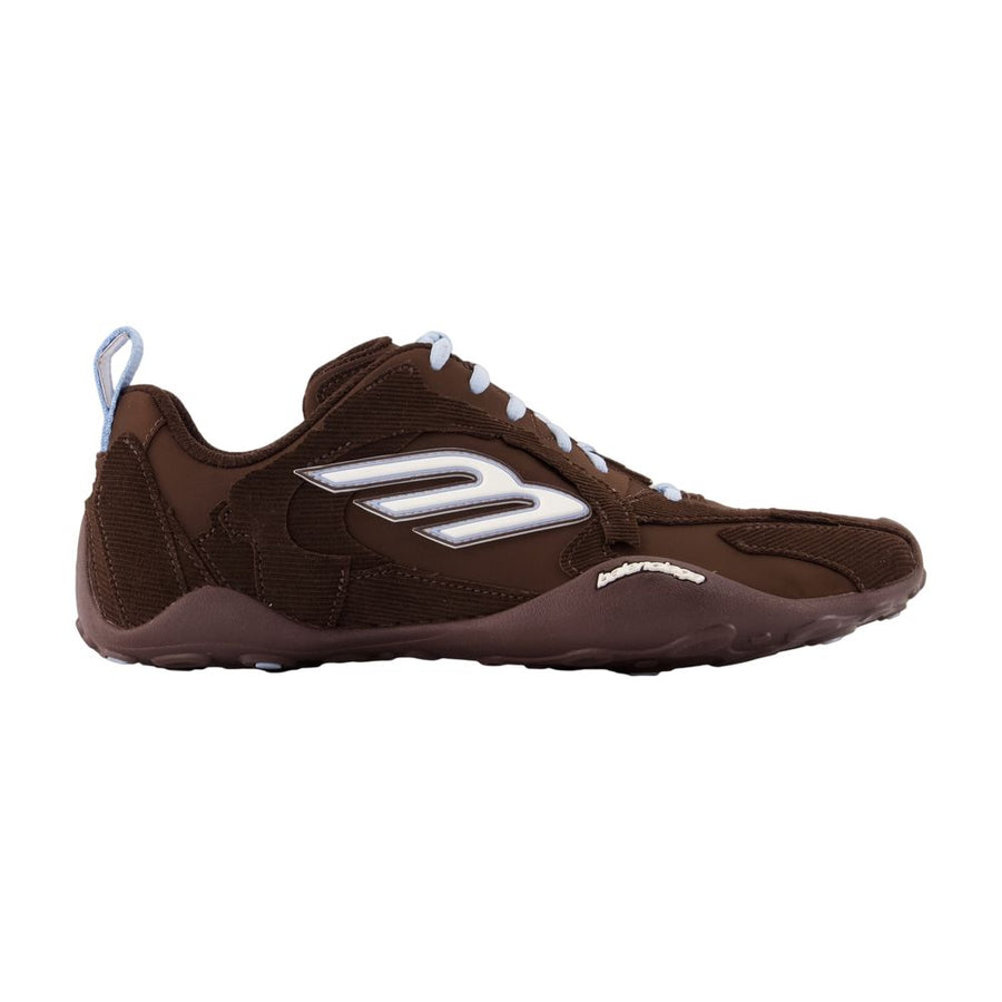 Balenciaga calfskin sneaker in brown