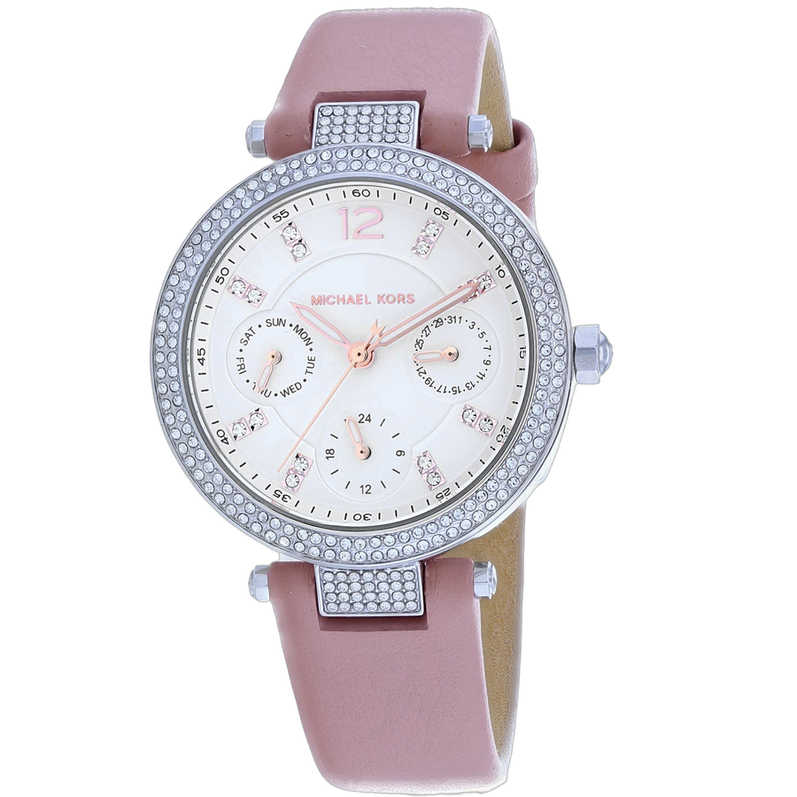 Michael Kors Stainless steel case watch in white