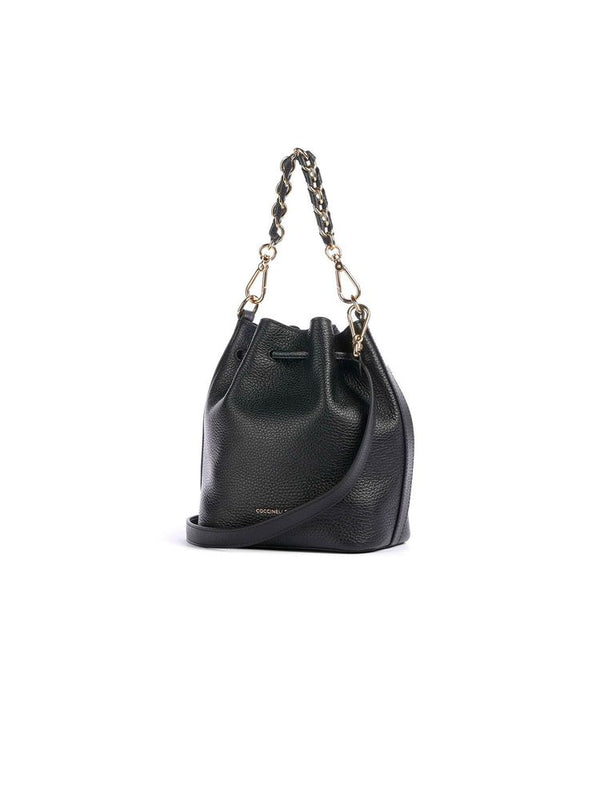 Coccinelle Bucket Bag Black Genuine Leather / Bucket-bags