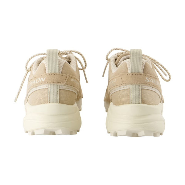 Salomon Calfskin leather sneaker in beige