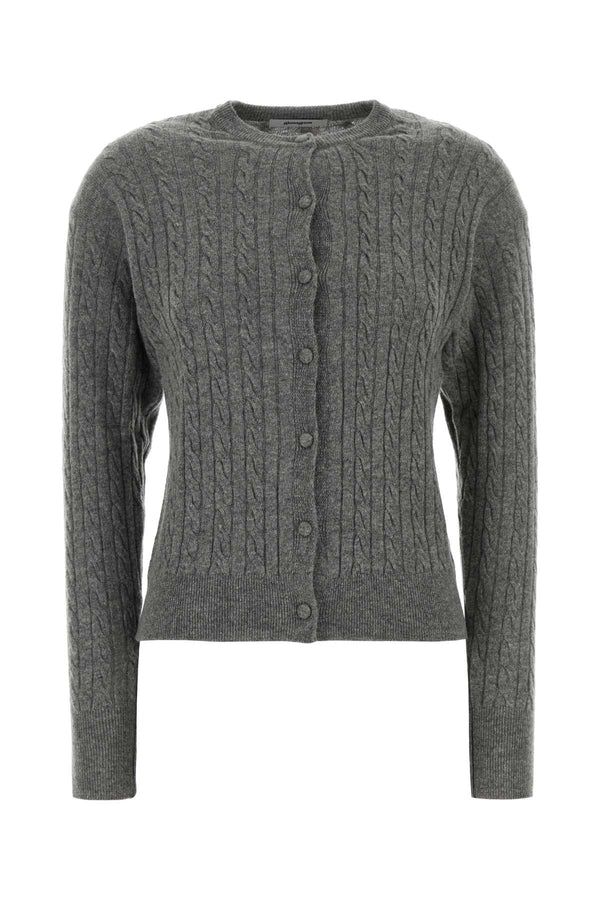 Grey Wool Blend Rina Cardigan Maglieria