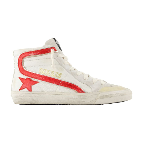 Golden Goose Deluxe Brand calfskin sneaker in white