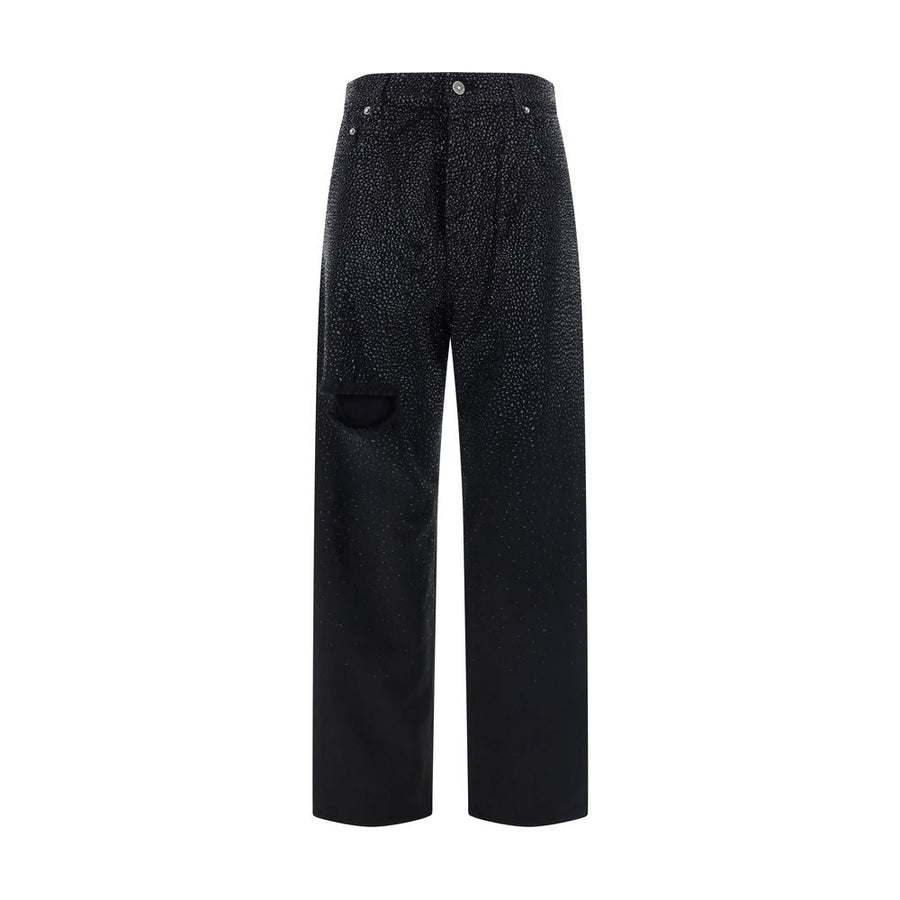 Golden Goose 100% Cotton trousers in black