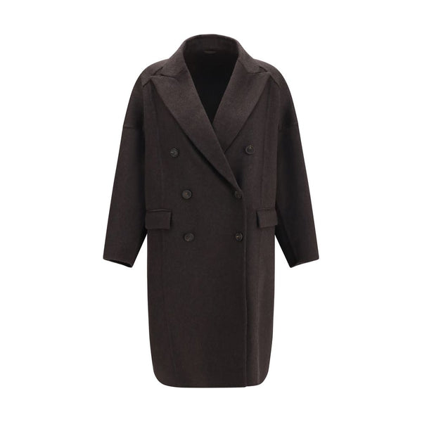 Brown Cashmere Coat Clothing