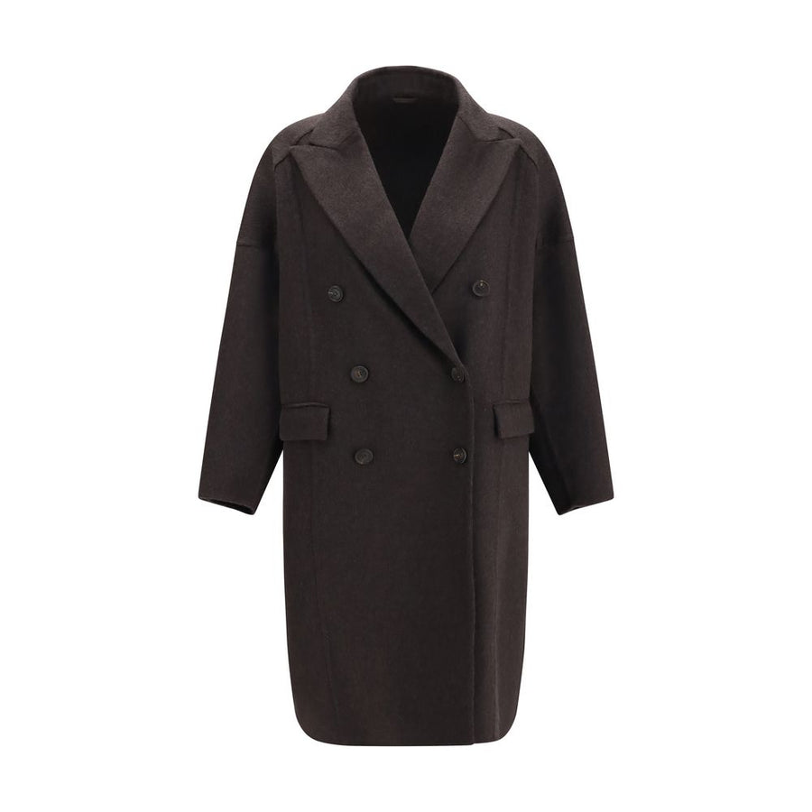 Brown Cashmere Coat Clothing