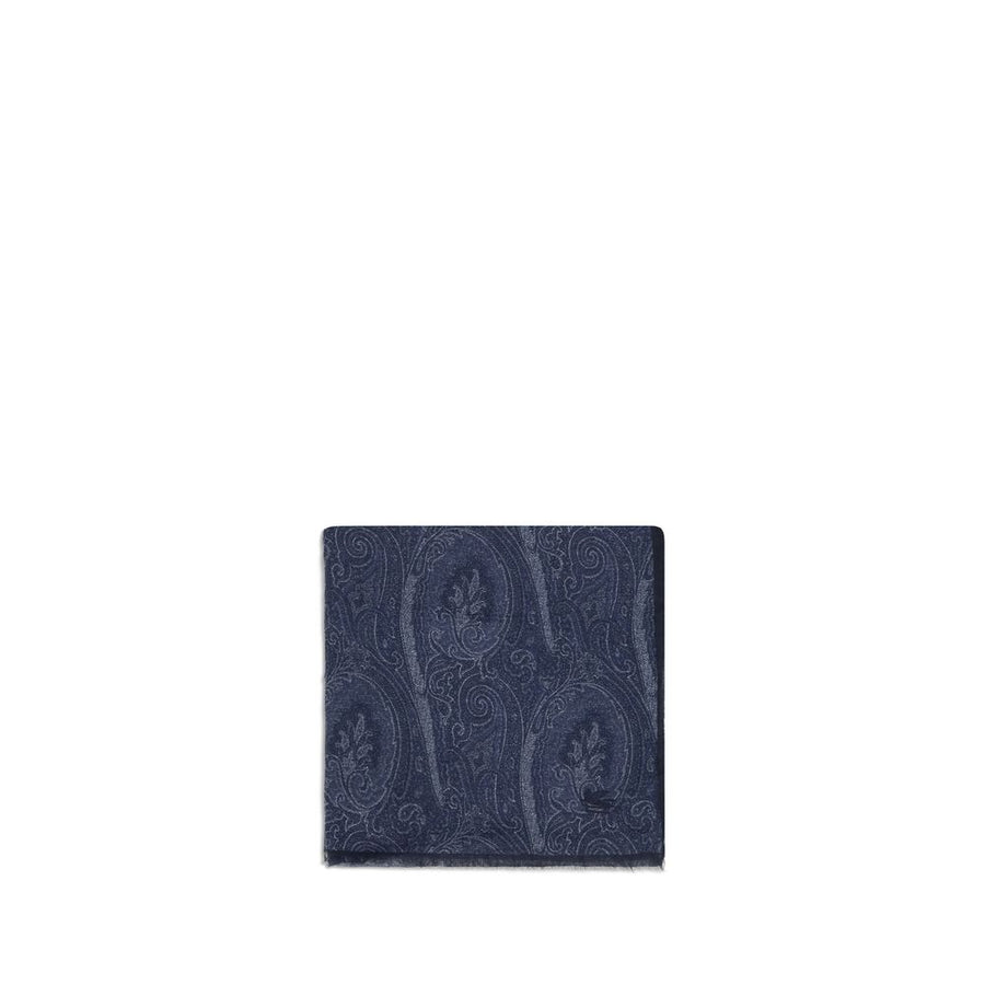Etro 90% Modal scarf in navy
