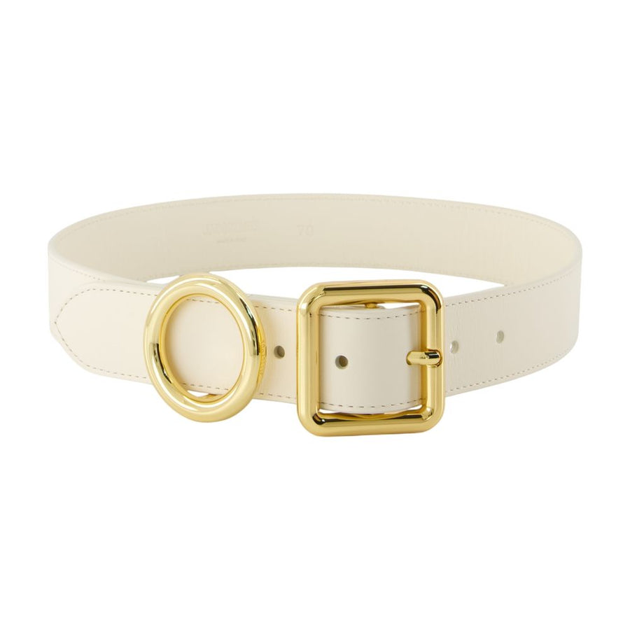 La Ceinture Regalo - Jacquemus Leather White Calfskin Accessories / Belts