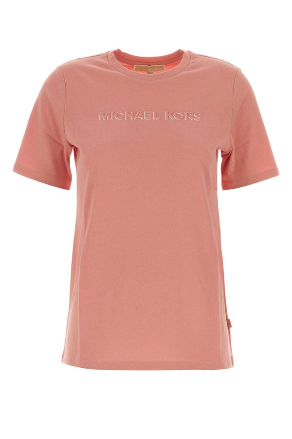 Pink Cotton T-Shirt Primrose Exterior: Maglie