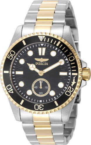 Invicta Stainless steel case and bracelet watch in charcoal