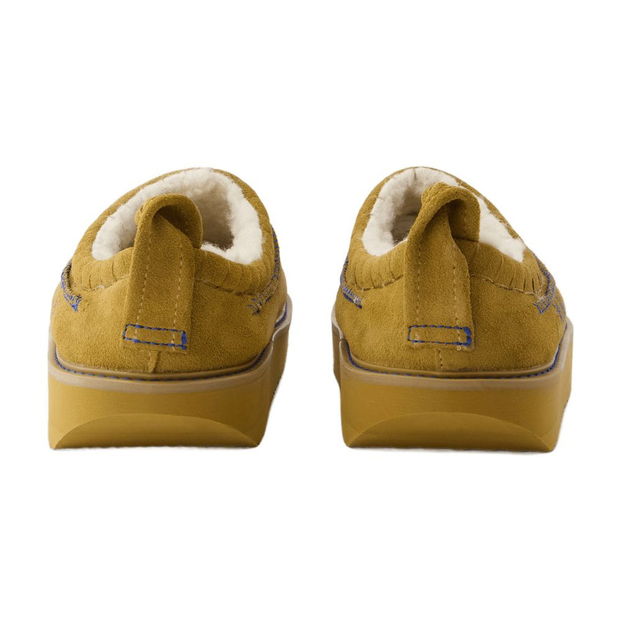 Ader Error Leather slipper in brown