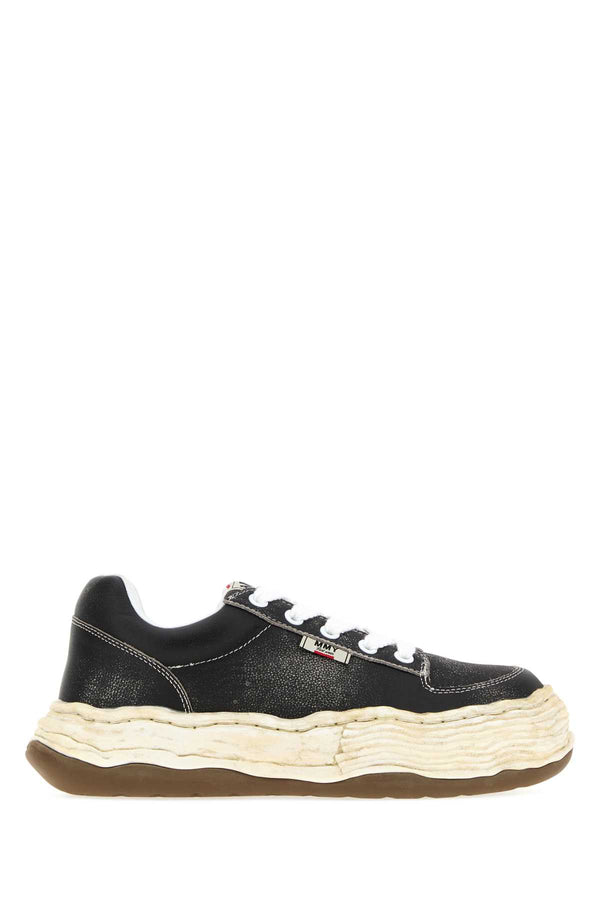 Maison Mihara Yasuhiro Exterior: 100% Leather sneaker in black