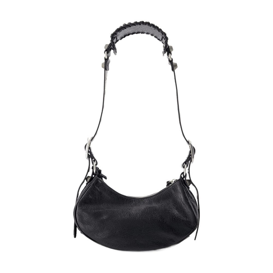 Balenciaga Lambskin shoulder bag in black