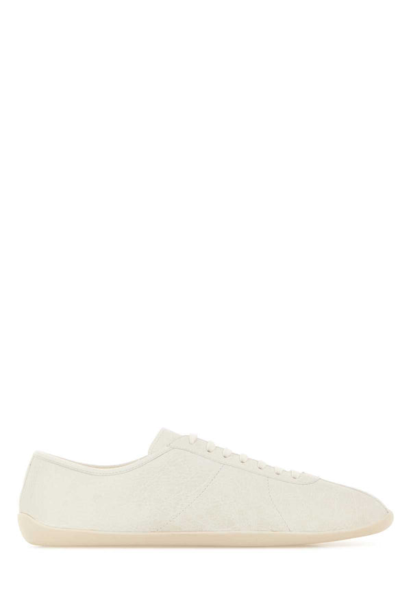 The Row Sneakers Exterior: 100% Leather sneaker in white